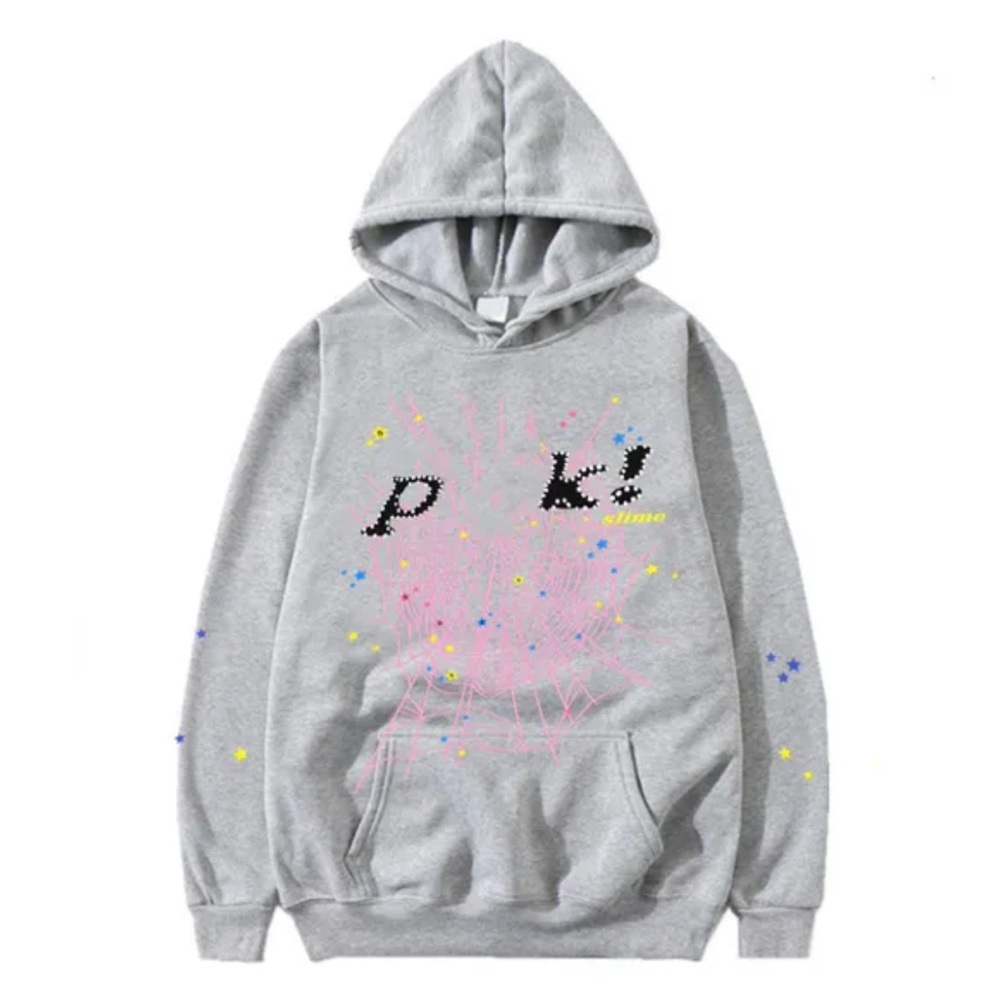 Gray Graphic Hoodie